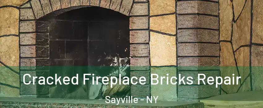  Cracked Fireplace Bricks Repair Sayville - NY