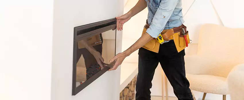 Metal Fireplace Installation in Sayville, New York