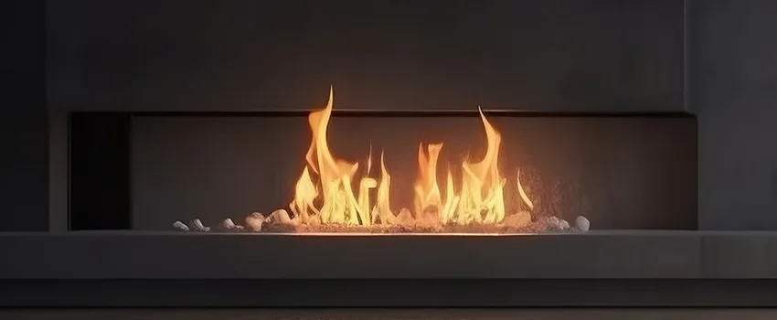 B-Vent Gas Fireplace Installation in Sayville, NY