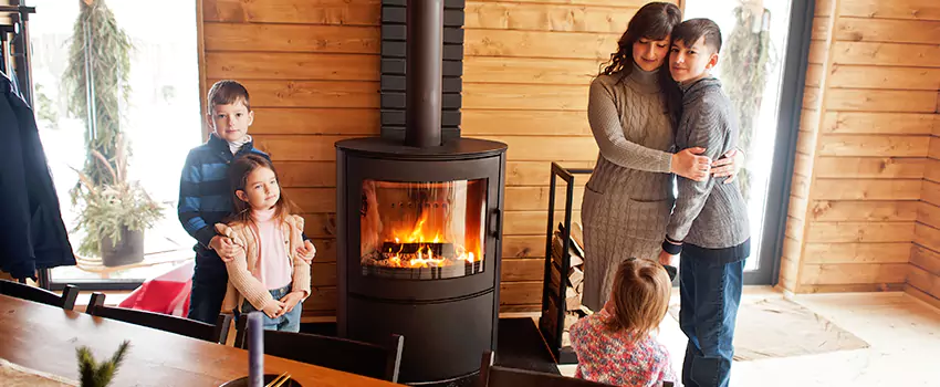 Morso Cast Iron Fireplace Insert Installation in Sayville, New York