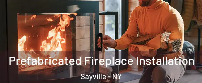  Prefabricated Fireplace Installation Sayville - NY